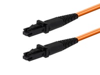 MicroConnect nettverkskabel - 25 m - oransje