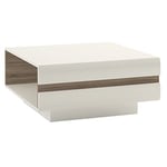 Furniture To Go Small Designer Coffee Table, Wood White