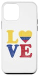 Coque pour iPhone 12 mini I love Colombia Apparel Drapeau de la fierté colombienne