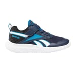 Reebok Rush Runner 5 ALT Sneaker, VECTORNAVY/ENGINEEREDAQUA/White, 12 UK Child