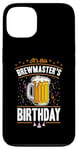 Coque pour iPhone 13 Accessoire de fête d'anniversaire « It's This Brewmaster's Birthday Beer »