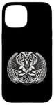 Coque pour iPhone 15 Gothique Occulte Baphomet Goth Dark Magic Punk Rock Death Metal