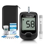 Blood Glucose Monitor Meter Diabetes Testing Kit Blood Sugar Tester W/ 25 Strip