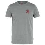 Fjällräven 1960 Logo T-shirt Men Grey Melange-051 2XL - Fri frakt