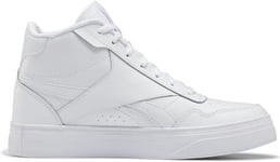 Reebok Women's Court Advance Bold HIGH Sneaker, FTWWHT/FTWWHT/FTWWHT, 7.5 UK