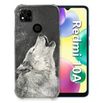 Coque pour Xiaomi Redmi 10A Animal Loup Hurlement