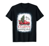 This Is My Christmas Movie Watching Shirt Red Vintage Truck T-Shirt