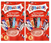 2 x CELEBRATIONS HOT CHOCOLATE 16 SACHETS Christmas Present Gift BRAND NEW