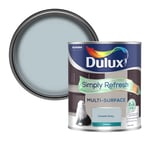 Dulux Simply Refresh Multi Surface Eggsgell Paint - Coastal Grey - 750ML