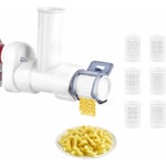 Rouleau Pâtes Accessoire pour Laminoir Kitchenaid,Italdos Set Machine à Pâtes Rouleaux Découpeurs pour KitchenAid Robot avec 6 inserts