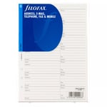 Filofax Name / Address Headed Paper, A5