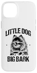 Coque pour iPhone 14 Plus Little Dog Big Bark Poméraniens Chien Poméranien