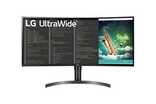 LG UltraWide™ 35WN75CP-B Ecran PC ultra large 35" - dalle VA résolution UWQHD (3440x1440), 5ms GtG 100Hz, HDR 10, sRGB 99%, AMD FreeSync, inclinable, réglable en hauteur, USB-C (94W), haut-parleurs