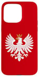 iPhone 15 Pro Max White Eagle Symbol of Poland Minimalist Majestic Bird Design Case