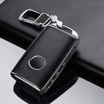 JHSOP Couverture de Cas de clé de Voiture en Alliage de Zinc en pâte de Cuir, pour Mazda 3 Alexa CX4 CX5 CX8 2019 2020 clé Intelligente à 3 Boutons