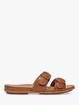 FitFlop Gracie Leather Two Strap Slider Sandals