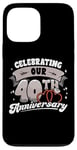 iPhone 13 Pro Max 40th Wedding Anniversary Celebrating 40 Years Matching Gift Case