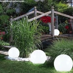 3er Set Boule Solaire Gartenampen Lampe Sphérique LED Fiche Extérieure Éclairage