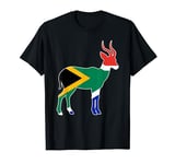 South african south africa afrika Springbok antelope flag T-Shirt