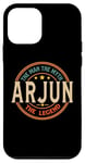 Coque pour iPhone 12 mini ARJUN The Man The Myth The Legend Vintage Personnalisé