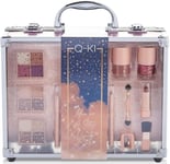 Q-Ki You're a Star Vanity Make Up Case Gift Set Xmas Cosmetics Eyes, Face, Nails