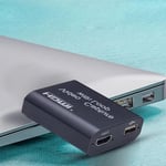 Dongle d'enregistrement et diffusion en Streaming,HDMI vers USB 2.0,carte d'acquisition pour jeux vidéo en direct,boucle de sortie locale - Type Loop Capture Card