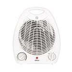 Jocca - Chauffage électrique à air chaud 2000W | Poêle de salle de bain | Fonction chauffage et ventilateur | 2 vitesses | Poignée pour un transport facile [Classe d'efficacité énergétique B]