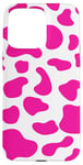 iPhone 15 Pro Max Hot Pink Cow Print Pattern, Western Aesthetic, Country Girls Case