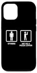 Coque pour iPhone 12/12 Pro Pizza Lover Stickfigures Livreur de pizzas Pizza Maker