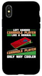 Coque pour iPhone X/XS Jeu de cornhole amusant lancer compétition sportive