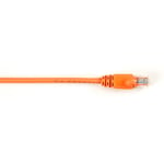 Black box BLACK BOX CONNECT CAT5E 100-MHZ STRANDED ETHERNET PATCH CABLE - UNSHIELDED, PVC, SNAGLESS BOOT, ORANGE, 1-FT. (0.3-M) (CAT5EPC-001-OR)