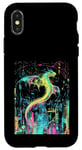 Coque pour iPhone X/XS Cyberpunk Dragon Design Fantasy Art et Sci-Fi Fans Unique