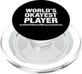 World'S Okayest Flute Player, Flute Player Orchestra Flutist PopSockets PopGrip for MagSafe