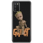 ERT GROUP mobile phone case for Samsung A02S original and officially Licensed Marvel pattern Groot 005 optimally adapted to the shape of the mobile phone, case made of TPU