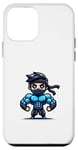 Coque pour iPhone 12 mini Ninja Musculaire Fort Et Mignon