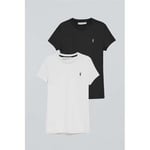 T-shirt Polo Club  PACK 2 - RIGBY GO W TSHIRT SS B-W