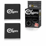 Ex-Pro HTC BL11100 High Power Plus+ 1650mAh Phone battery x2 for HTC Desire X