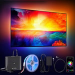 TV Led Lights, Led TV Backlight, Color Changing RGBIC TV LED Strip Light for 65-85 Inch TV, PC, Monitor Backlights, TV Backlight Sync to Screen& Music, Hdmi Port Fancy Sync Boxes Led Lights