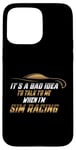 Coque pour iPhone 15 Pro Max Simulateur de course Sim Racing Cockpit Siège Sim Racer