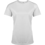 Kariban Proact Dam Performance Sports / Träning T-shirt M W White M