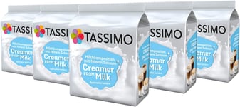 Tassimo Creamer Milk Pods - Pack of 5 (80 Coffee Capsules) - UK Genuine Product