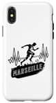 Coque pour iPhone X/XS Cadeau Supporter Marseille Foot marseillais