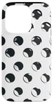 Coque pour iPhone 14 Pro Accessoire de protection contre les radiations Blanc à pois 5G