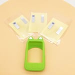 Wabathroom-Étui Et Film De Protection D'écran Pour Wahoo Elemnt Bolt 2,2,2 D'ordinateur Gps,Manchon De Chat En Silicone De Qualité,O Elemnt Bolt V2 - Type Green 3pcs Films