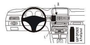 BMW 316-330/E90/E91/E92/E93 05-12, Sentrert, OEM Nav.