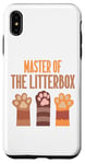 iPhone XS Max Master of the Litterbox Cat Dad Case