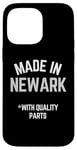 Coque pour iPhone 14 Pro Max Made In Newark - Slogan amusant Born In Newark