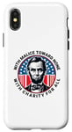 Coque pour iPhone X/XS Abraham Lincoln Citation Wisdom Malice Toward None