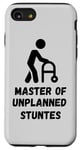 iPhone SE (2020) / 7 / 8 Master of Unplanned Stunts Funny Accident Prone Humor Art Case