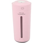 Humidificateur D'Air à Ultrasons Diffuseur D'Huiles Essentielles avec Lumières De 7 Couleur USB D'Aromathérapie Électrique D' Voiture Rose